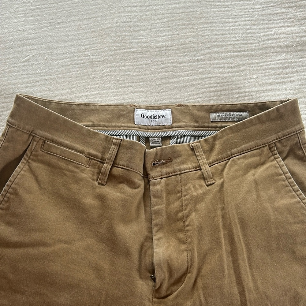 Men’s khaki pants - Goodfellow athletic fit 30x32